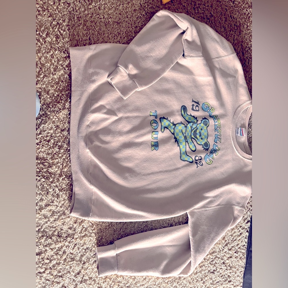 Junk food tees Grateful Dead bear sweatshirt